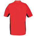 Rot-Schwarz - Back - Stormtech Herren Polo-Shirt, besonders leicht, zweifarbig, Kurzarm