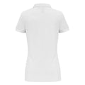 Weiß - Back - Asquith & Fox Damen Polo-Shirt, Kurzarm