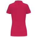 Hot Pink - Back - Asquith & Fox Damen Polo-Shirt, Kurzarm