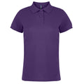 Violett - Front - Asquith & Fox Damen Polo-Shirt, Kurzarm