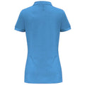 Saphir - Back - Asquith & Fox Damen Polo-Shirt, Kurzarm