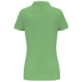 Limette - Back - Asquith & Fox Damen Polo-Shirt, Kurzarm