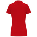 Rot - Back - Asquith & Fox Damen Polo-Shirt, Kurzarm