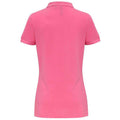 Pink Carnation - Side - Asquith & Fox Damen Polo-Shirt, Kurzarm