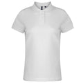 Weiß - Front - Asquith & Fox Damen Polo-Shirt, Kurzarm