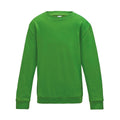 Limette - Front - AWDis Just Hoods Kinder Pullover - Sweatshirt, unifarben