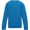 Saphirblau - Front - AWDis Just Hoods Kinder Pullover - Sweatshirt, unifarben