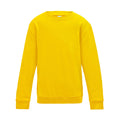 Sonnengelb - Front - AWDis Just Hoods Kinder Pullover - Sweatshirt, unifarben