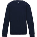 Neues Marineblau - Front - AWDis Just Hoods Kinder Pullover - Sweatshirt, unifarben