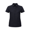 Marineblau - Front - B&C Damen ID.001 Polo-Shirt - Polohemd, Kurzarm