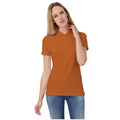 Orange - Back - B&C Damen ID.001 Polo-Shirt - Polohemd, Kurzarm
