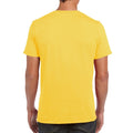 Gelb - Back - Gildan Herren Soft-Style T-Shirt, Kurzarm