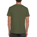Militärgrün - Back - Gildan Herren Soft-Style T-Shirt, Kurzarm