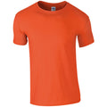 Orange - Front - Gildan Herren Soft-Style T-Shirt, Kurzarm