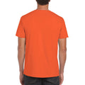 Orange - Back - Gildan Herren Soft-Style T-Shirt, Kurzarm