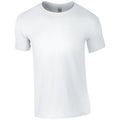 Weiß - Front - Gildan Herren Soft-Style T-Shirt, Kurzarm