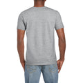 Sport Grau - Side - Gildan Herren Soft-Style T-Shirt, Kurzarm