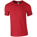 Rot - Front - Gildan Herren Soft-Style T-Shirt, Kurzarm