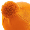 Orange - Back - Beechfield Unisex Bommelmütze