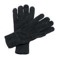 Schwarz - Back - Beechfield Unisex Classic Thinsulate Thermo Winter-Handschuhe