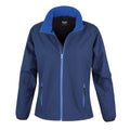 Marineblau-Königsblau - Front - Result Core Damen Softshell-Jacke, bedruckbar
