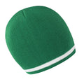 Smaragdgrün-Weiß - Front - Result Unisex Winter Mütze in Nationalfarben