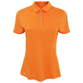 Orange - Front - Adidas Teamwear Damen Polo-Shirt, kurzärmlig