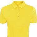 Gelb - Side - Adidas Teamwear Damen Polo-Shirt, kurzärmlig