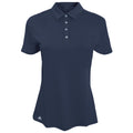 Marineblau - Front - Adidas Teamwear Damen Polo-Shirt, kurzärmlig