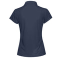 Marineblau - Back - Adidas Teamwear Damen Polo-Shirt, kurzärmlig