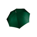 Flaschengrün - Front - Kimood Unisex Golf Regenschirm, automatische Öffnung