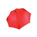 Rot - Front - Kinood Unisex Golf Regenschirm Groß