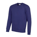 Violett - Front - AWDis Academy Herren Rundhals-Sweatshirt
