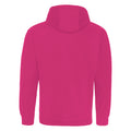Dunkles Pink - Back - AWDis Just Hoods Unisex Kapuzen-Sweatshirt