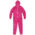 Spider Pink - Front - Colortone Unisex  Schlafanzug - Hausanzug - Onesie Tonal Spider Tie Dye