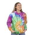 Bunt - Side - Colortone Unisex Rainbow Hoodie - Kapuzenpullover, Batik-Optik