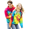 Regenbogen - Side - Colortone Unisex Rainbow Hoodie - Kapuzenpullover, Batik-Optik