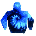 Blauer Ozean - Front - Colortone Unisex Rainbow Hoodie - Kapuzenpullover, Batik-Optik