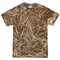Tarnmuster - Front - Colortone Herren T-Shirt Camouflage Batik-Optik, Kurzarm