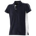 Marineblau-Weiß - Front - Finden & Hales Kinder Polo Shirt Sports