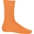 Orange - Front - Karbian Baumwolle City Herren Socken