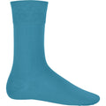 Tropen Blau - Front - Karbian Baumwolle City Herren Socken