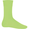 Limette - Front - Karbian Baumwolle City Herren Socken