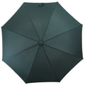 Flaschengrün-Beige - Front - Kimood Unisex Regenschirm, automatischer Öffnungsmechanismus, Holzgriff