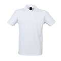 Weiß-Weiß - Front - Finden & Hales Herren Sport Polo-Shirt, Kurzarm