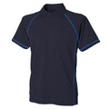 Marineblau-Königsblau - Front - Finden & Hales Kinder Sport Polo T-Shirt