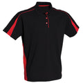 Schwarz-Rot - Front - Finden & Hales Damen Polo Shirt Club