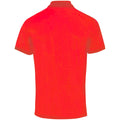 Erdbeerrot - Back - Premier Herren Coolchecker Pique Kurzarm Polo T-Shirt