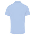 Hellblau - Back - Premier Herren Coolchecker Pique Kurzarm Polo T-Shirt