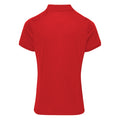 Rot - Back - Premier Damen Coolchecker Piqué Polo-Shirt - Polohemd, Kurzarm